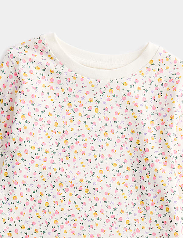 Pure Cotton Ditsy Floral Pyjamas (1-16 Yrs)