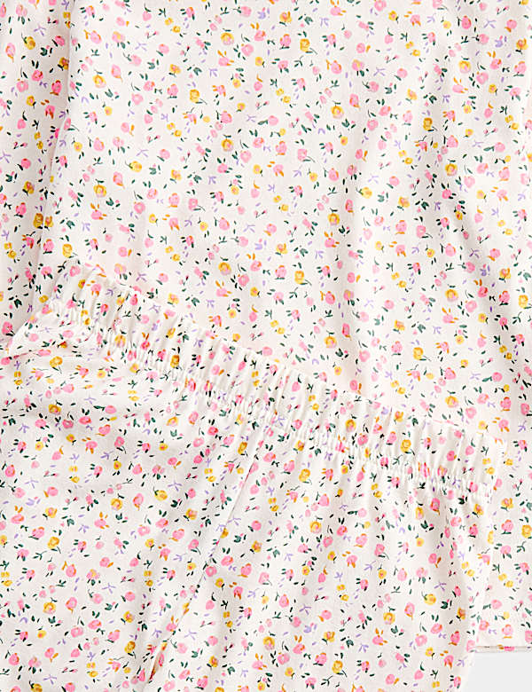 Pure Cotton Ditsy Floral Pyjamas (1-16 Yrs)