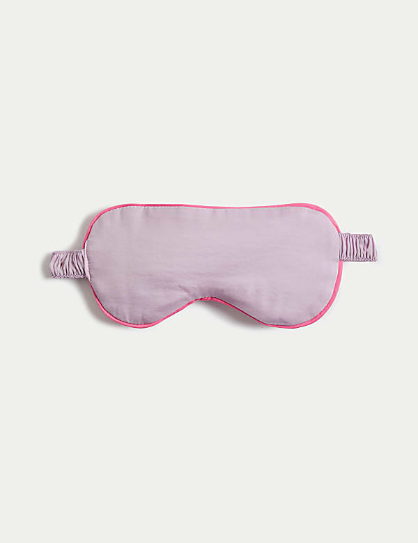 Satin Jaquard Star Pyjamas & Eyemask (3-16 Yrs)