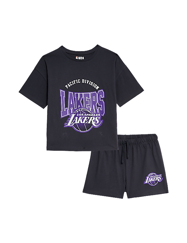 NBA Pure Cotton LA Lakers Pyjamas (6-16 Yrs)