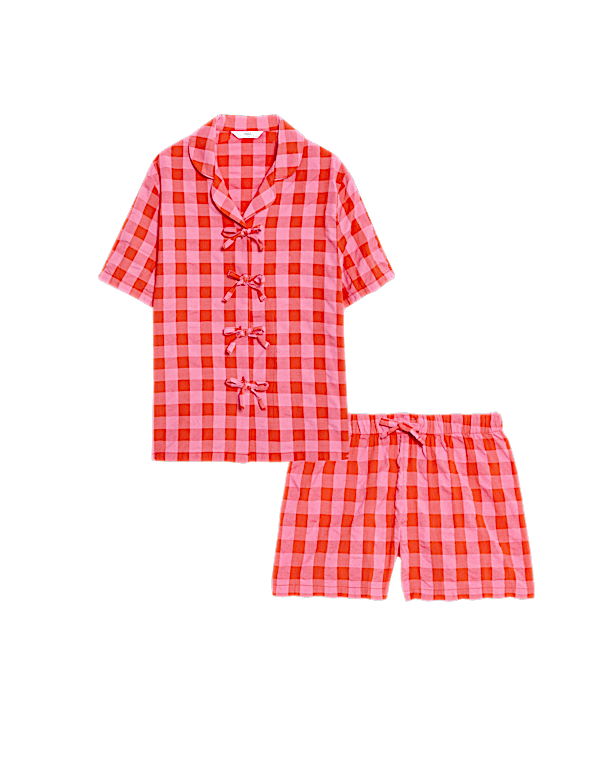Pure Cotton Checked Pyjamas (3-16 Yrs)