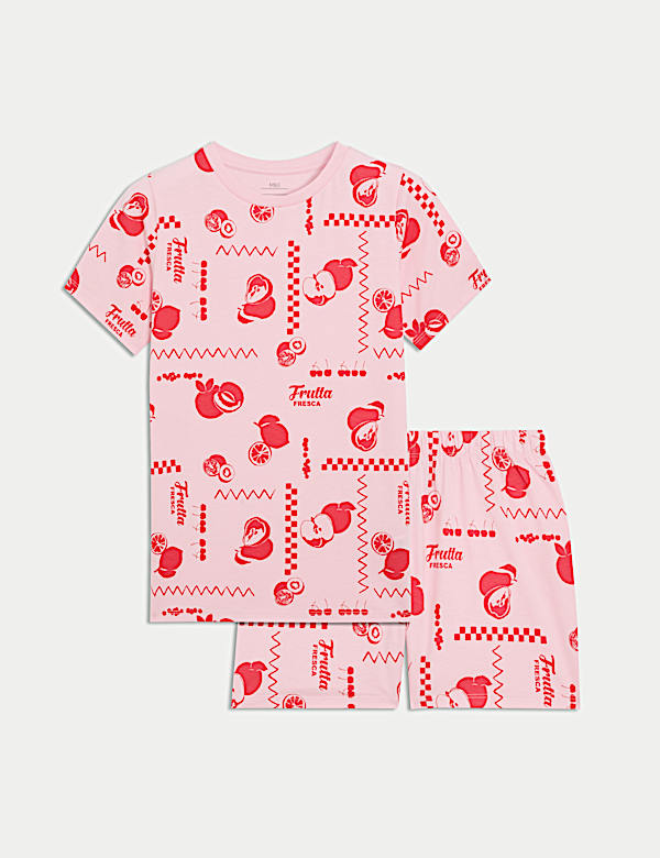 Pyjashort enfants 100 % coton à motif graphique fruit (du 1 au 16 ans) - BE