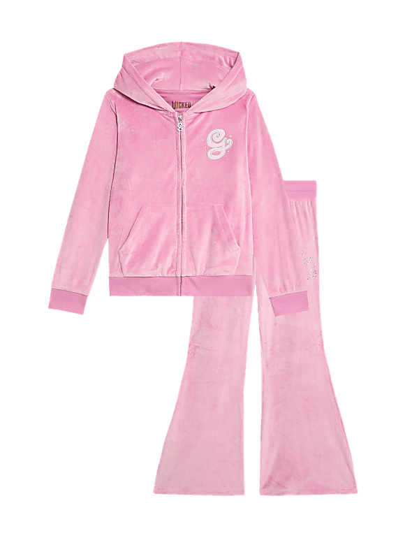 Wicked™ Velour Glinda Lounge Set (6-16 Yrs)