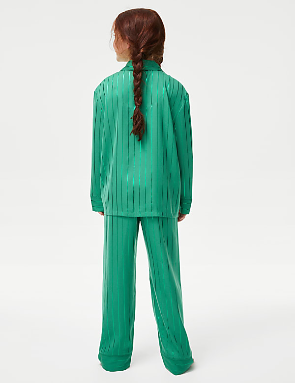 Wicked™ Satin Elphaba Pyjamas with Eye Mask (6-16 Yrs)