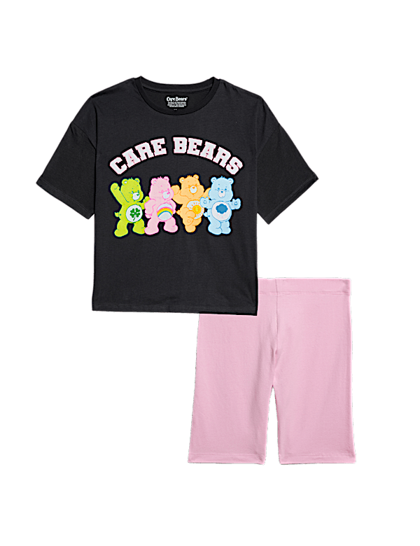 Pure Cotton Care Bear™ Shortie Pyjamas (3-16 Yrs)