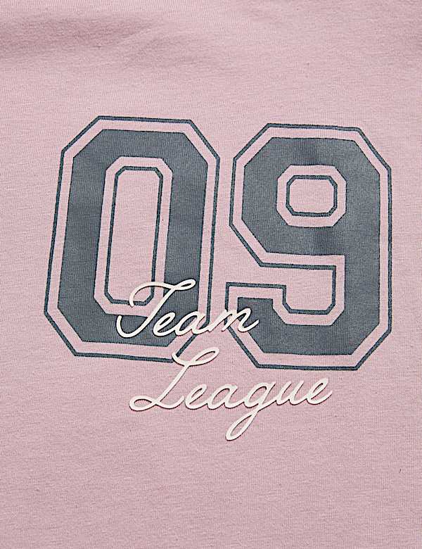 2pk Cotton Rich Slogan Pyjama Sets (6-16 Yrs)