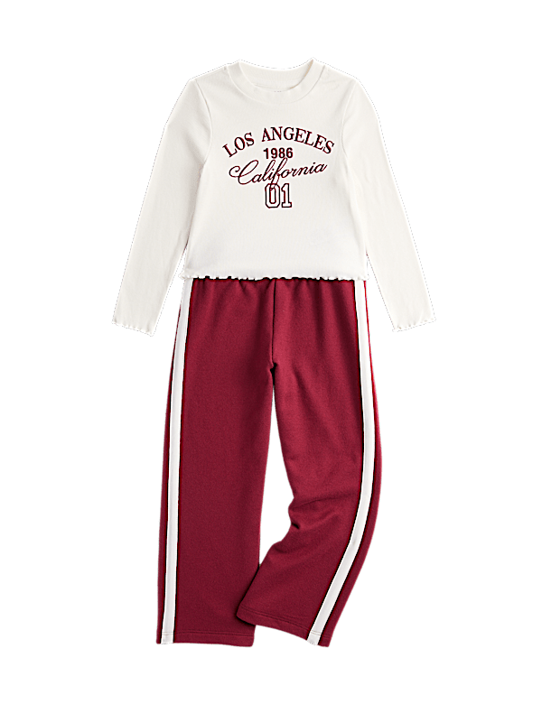 Cotton Rich Velour Graphic Pyjamas (1-16 Yrs)