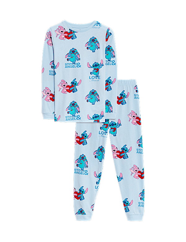 Pure Cotton Lilo & Stitch™ Pyjamas (3-16 Yrs)