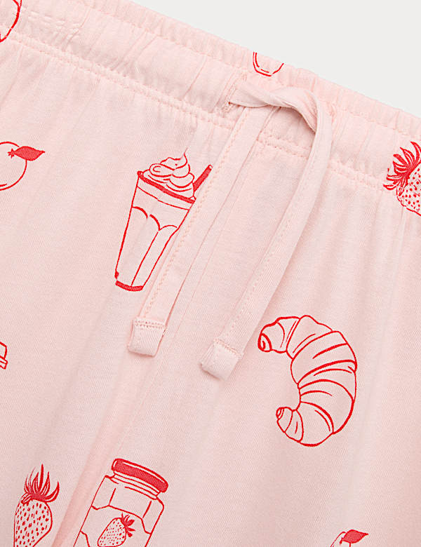 Cotton Blend Breakfast Pyjamas (3-16 Yrs)