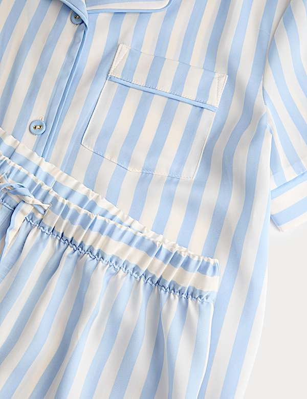 Kids' Satin Striped Pyjamas (3-16 Years)