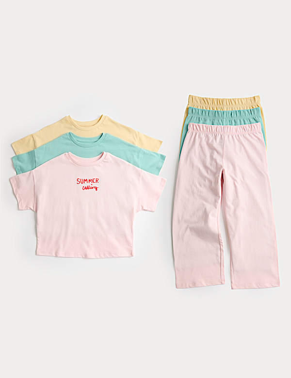 3 Pack Graphic Pyjama Set (1-8 Yrs)