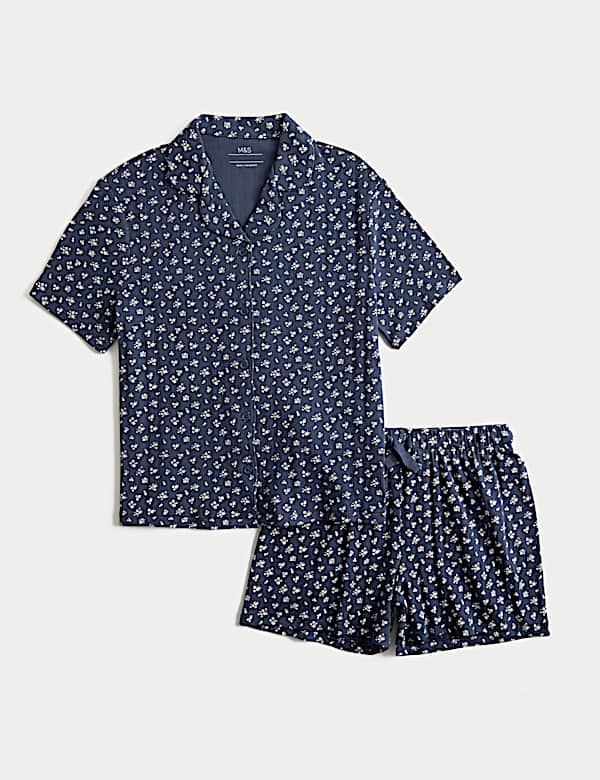 Kids' Cotton Rich Floral Short Pyjamas (6-16 Yrs)