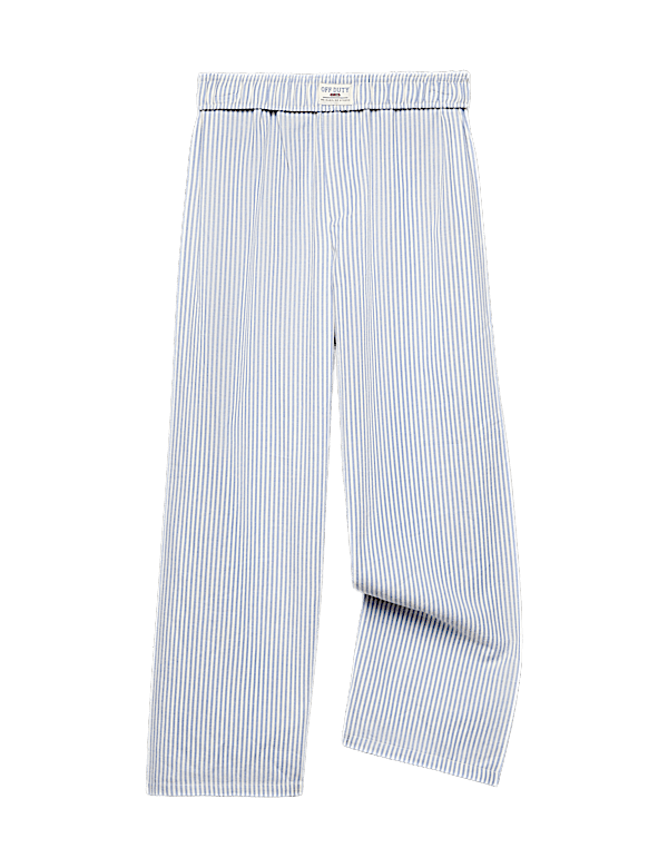 Pure Cotton Striped Pyjama Bottoms (6-16 Yrs)