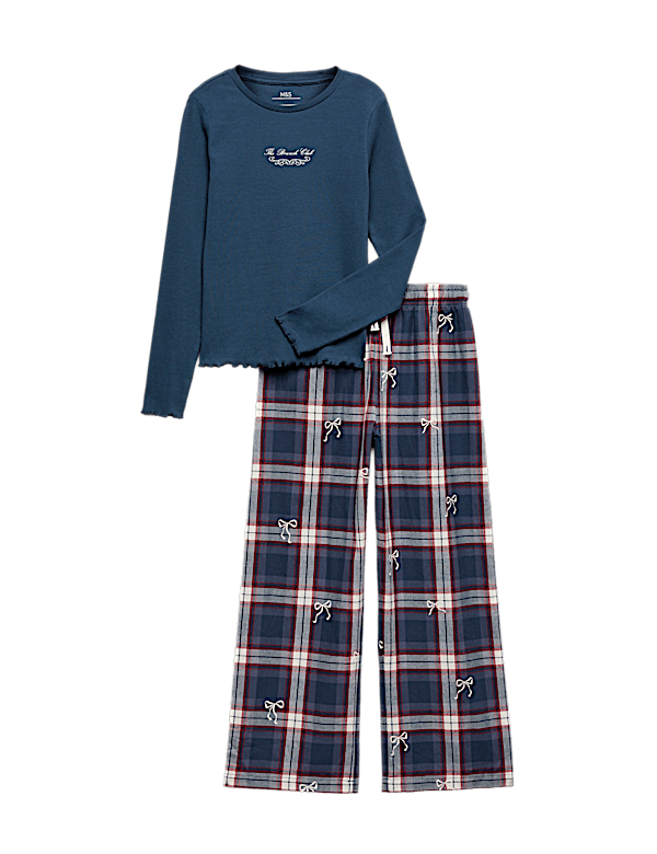 Cotton Rich Checked Pyjamas (6-16 Yrs)