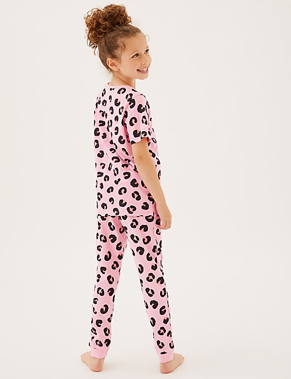 2pk Pure Cotton Animal Print Pyjama Sets (6-16 Yrs)