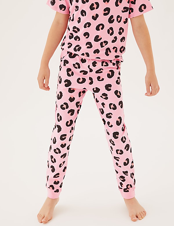 2pk Pure Cotton Animal Print Pyjama Sets (6-16 Yrs)