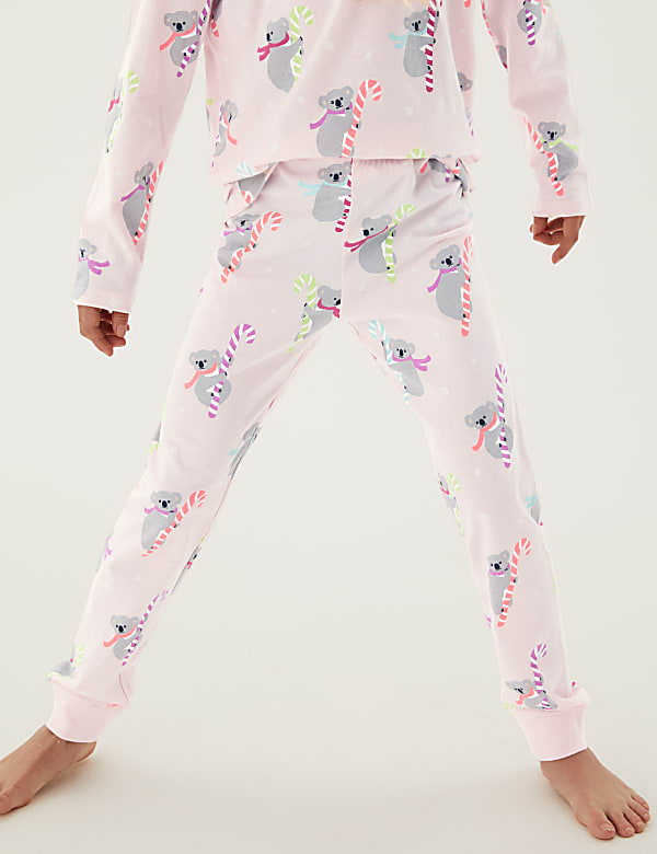 Buy Pure Cotton Koala Print Pyjamas 6 16 Yrs at Marks Spencer