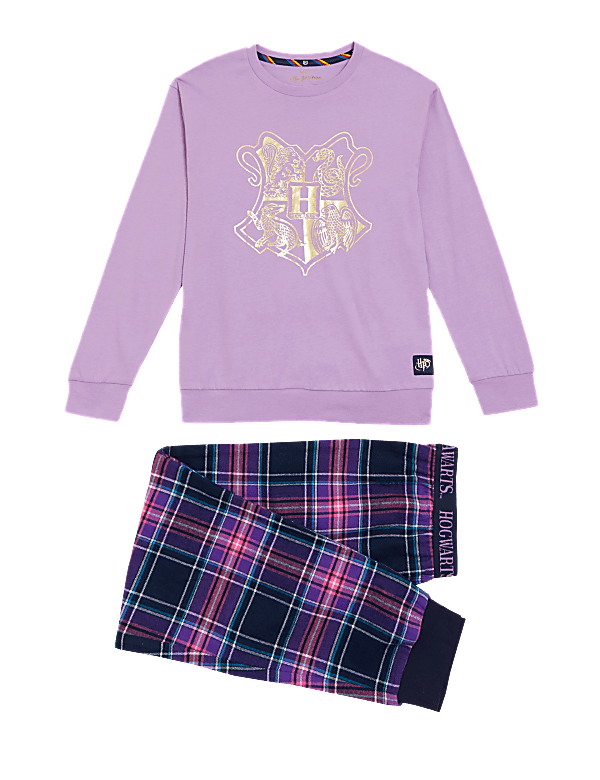 Harry Potter™ Pure Cotton Checked Pyjamas (2-16 Yrs)