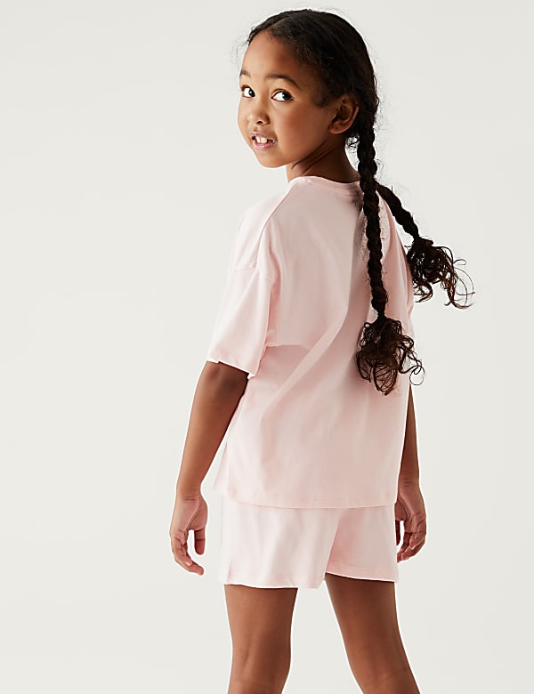 2pk Cotton Rich Banana Short Pyjama Sets