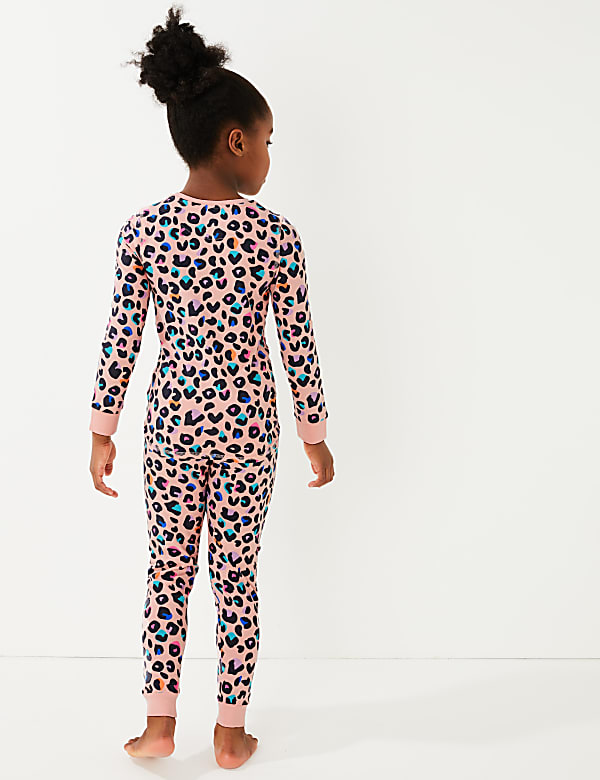 Cotton Leopard Print Pyjama Set (7-16 Yrs)
