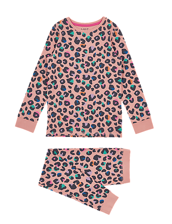 Cotton Leopard Print Pyjama Set (7-16 Yrs)