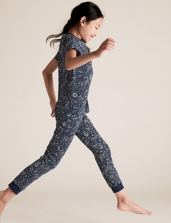 2 Pack Cotton Unicorn & Stars Pyjama Sets (6-16 Yrs)