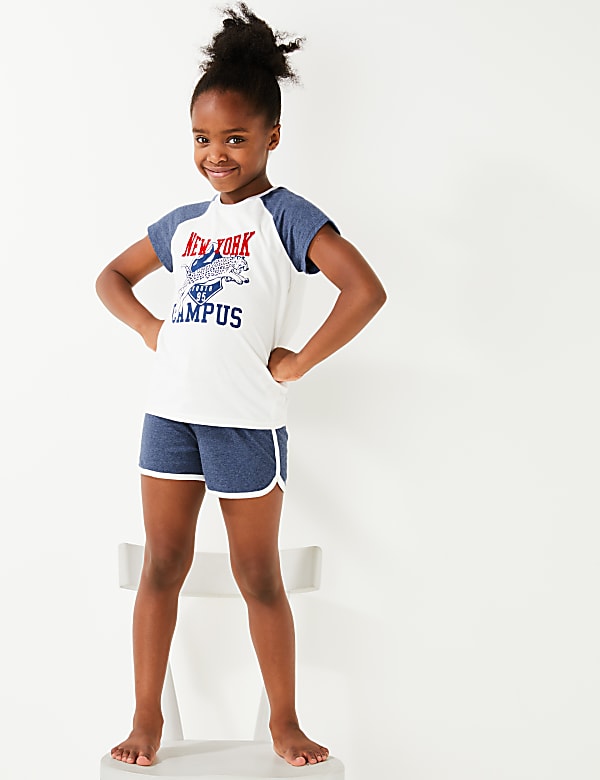2 Pack Cotton Short Pyjama Sets (6-16 Yrs)