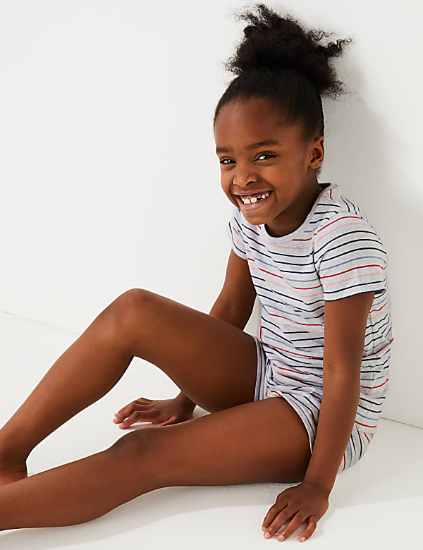 2 Pack Cotton Short Pyjama Sets (6-16 Yrs)