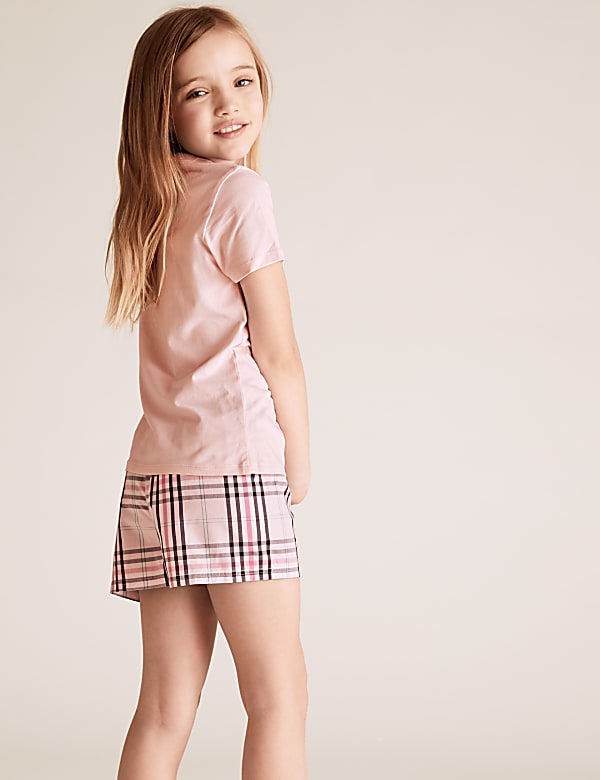 2pk Pure Cotton Slogan Pyjama Sets (6-16 Yrs)