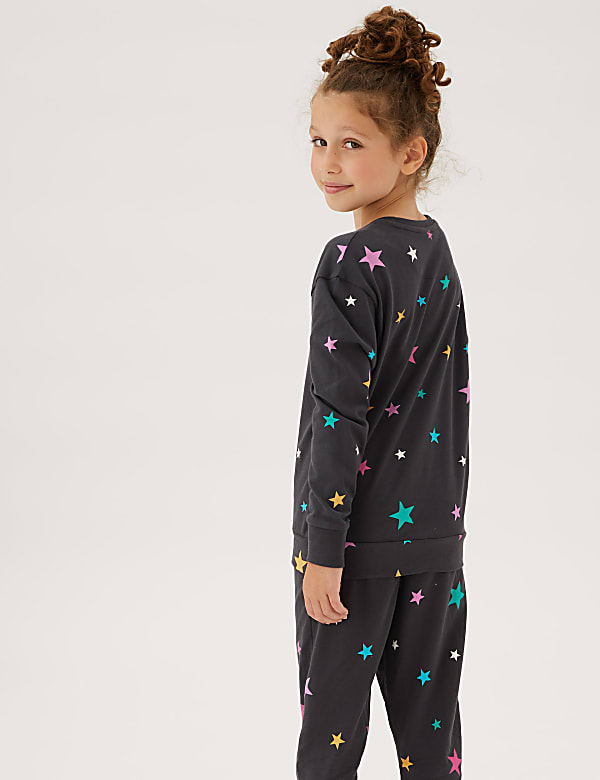 2pk Pure Cotton Printed Pyjama Set (6-16 Yrs)