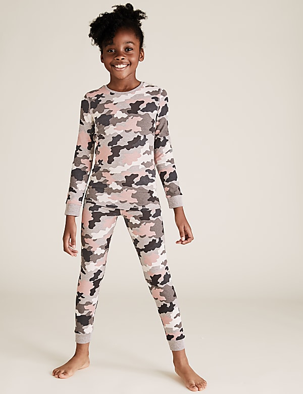 Cotton Rich Camouflage Pyjama Set (7-16 Yrs)