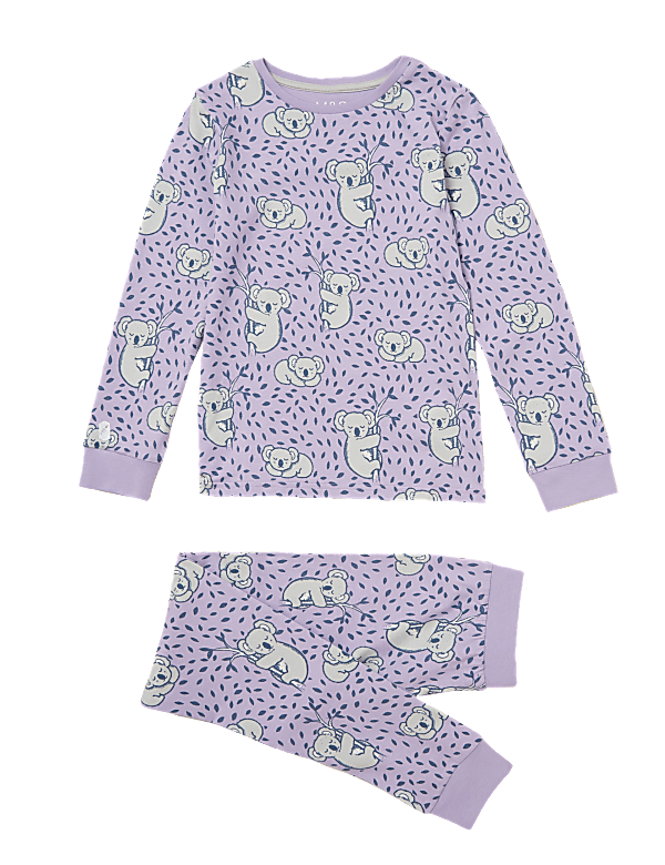 Cotton Koala Print Pyjama Set (7-16 Yrs)