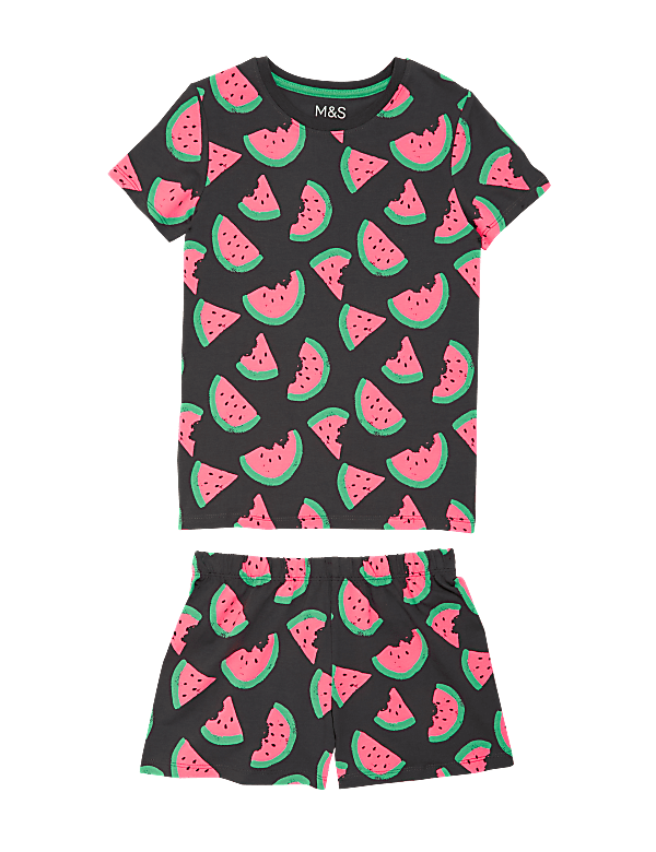 Cotton Watermelon Short Pyjamas (7-16 Yrs)