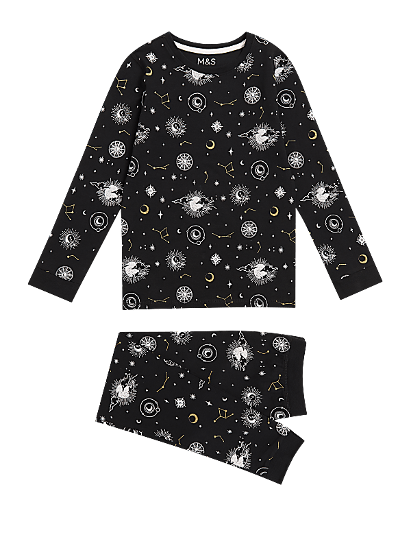 Cotton Constellation Print Pyjamas (7-16 Yrs)