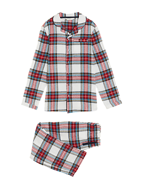 Pure Cotton Checked Pyjamas