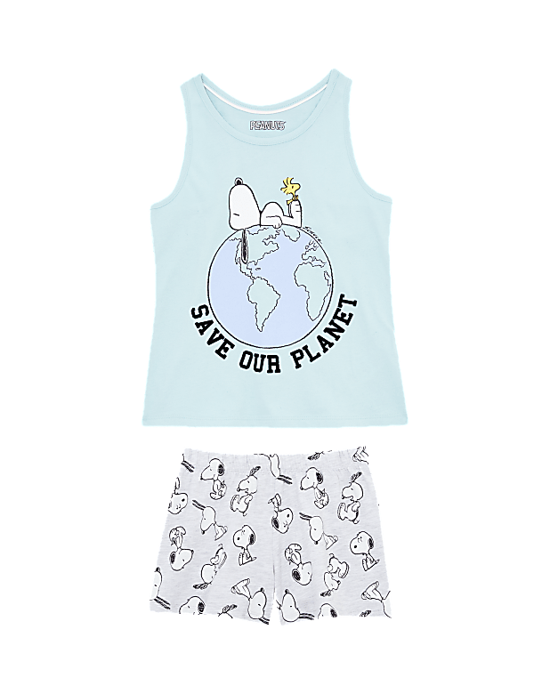 Cotton Snoopy™ Short Pyjama Set (6-16 Yrs)