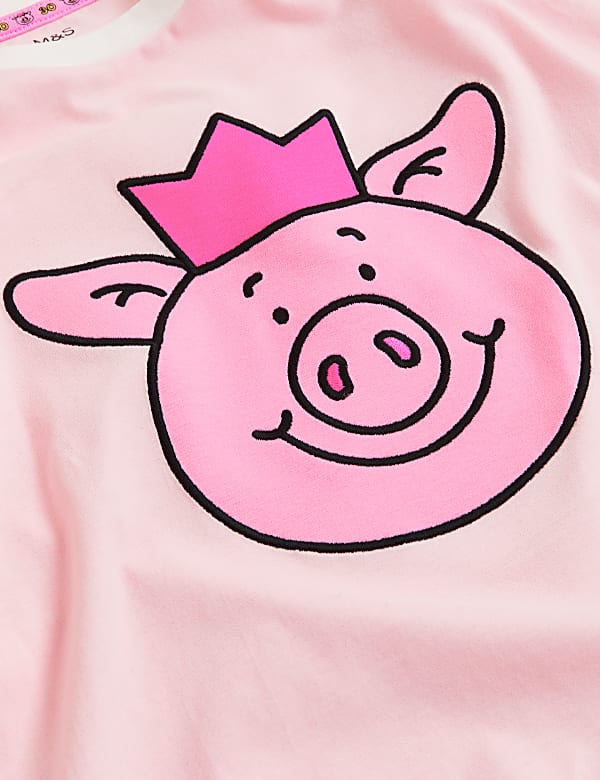 Pure Cotton Percy Pig&trade; Short Pyjama Set (2-16 Yrs)