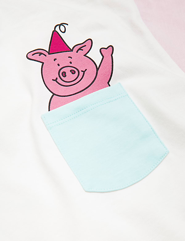 Pure Cotton Percy Pig&trade; Short Pyjamas (2-16 Yrs)