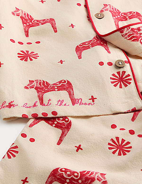 Pyjama 100 % coton à imprimé cheval (du 1 au 10 ans) - CH