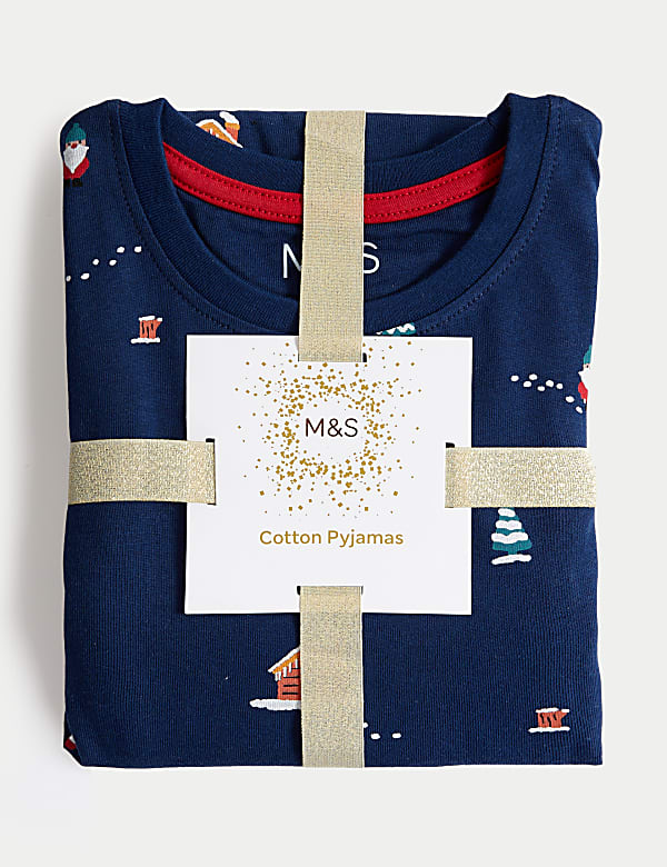 Pure Cotton North Pole Christmas Pyjamas (1-8 Yrs)