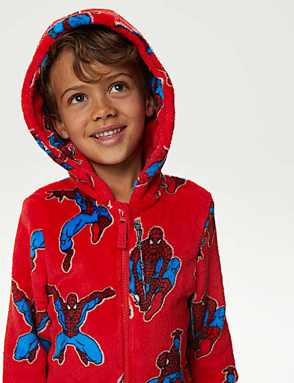 Baju Terusan Fleece Motif Spider-Man&trade; (2 - 8 Thn) - ID