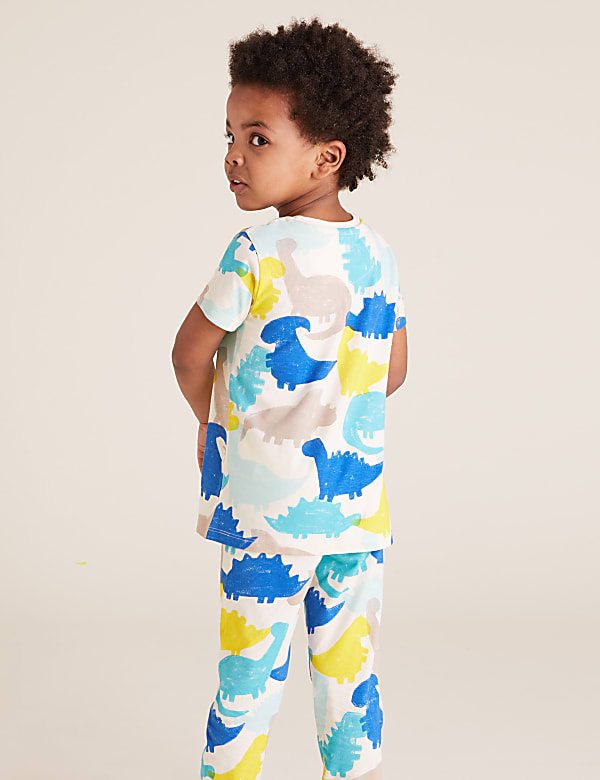 3pk Pure Cotton Patterned Pyjama Sets