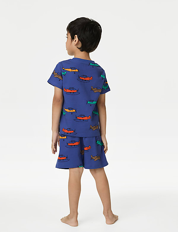 Pure Cotton Aeroplane Pyjamas (1-8 Yrs) - NL