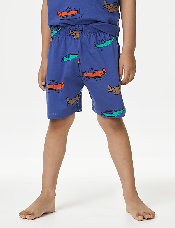 Pure Cotton Aeroplane Pyjamas (1-8 Yrs) - NL