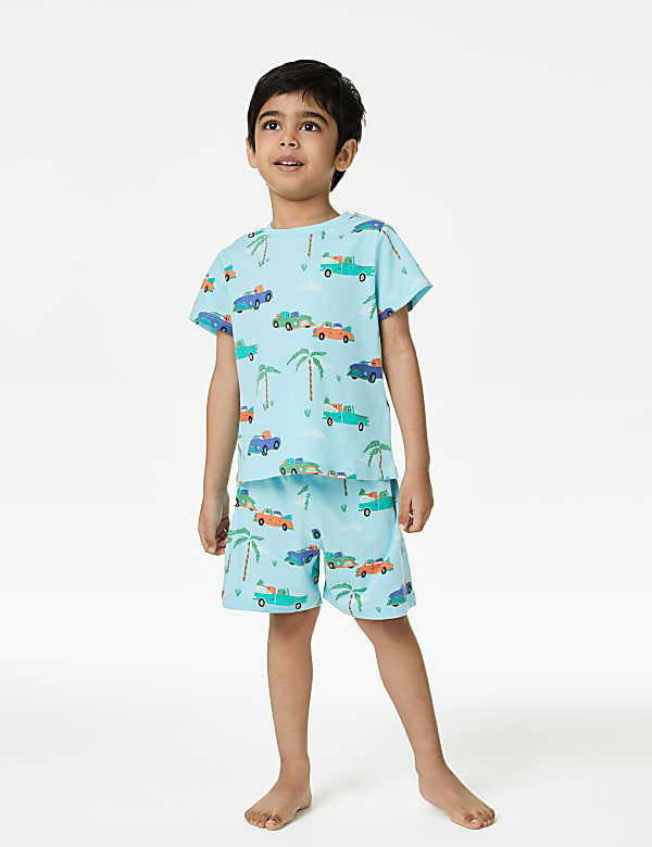 Pure Cotton Transport Pyjamas (1-8 Yrs) - NL