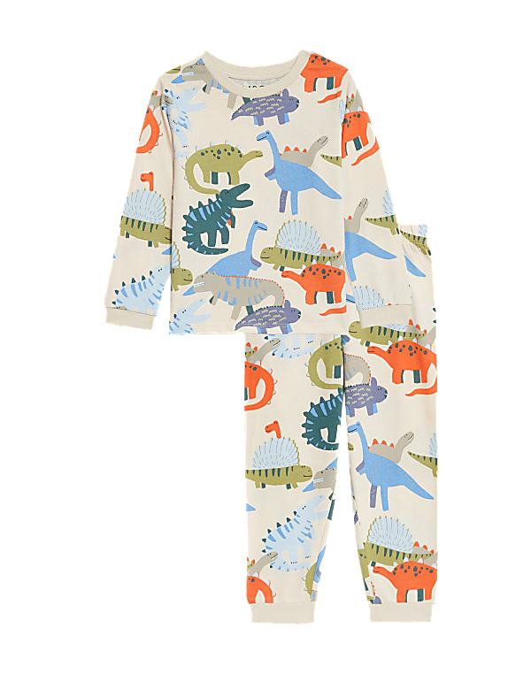 Pure Cotton Dinosaur Pyjamas  (1-8 Yrs)