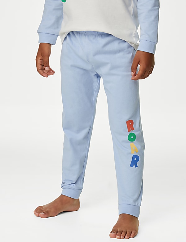 2pk Pure Cotton Dinosaur Pyjama Sets (1-8 Yrs)