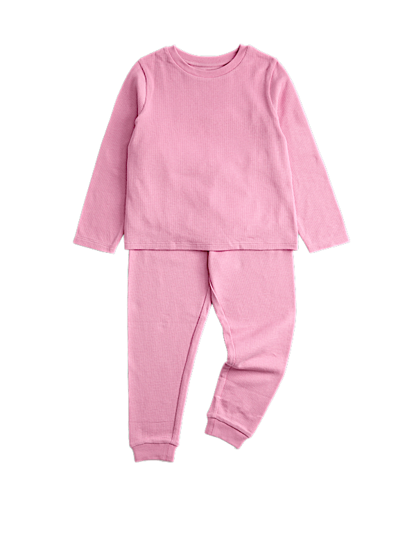 Pure Cotton Waffle Pyjamas (1-16 Yrs)