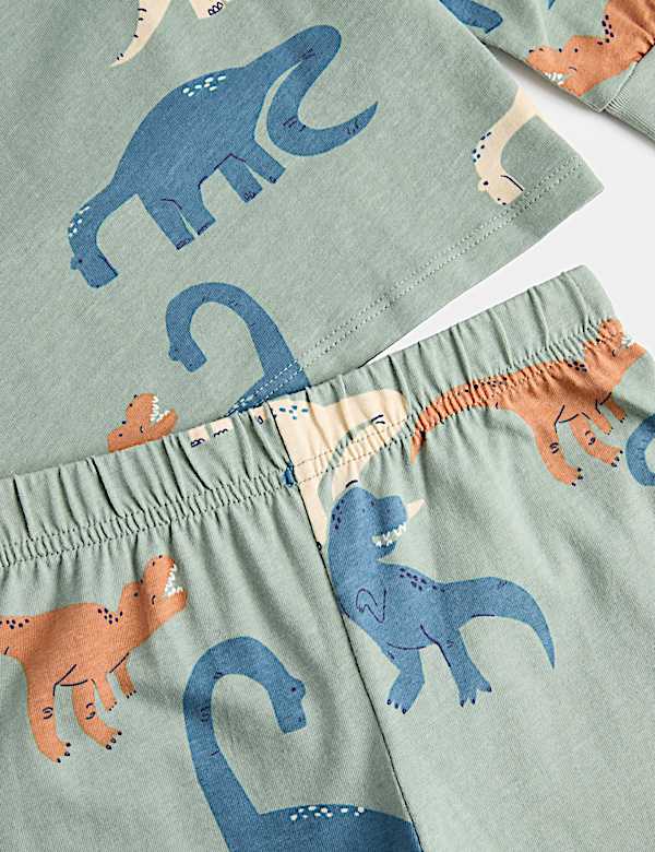 Pure Cotton Dinosaur Pyjamas (1-16 Yrs)
