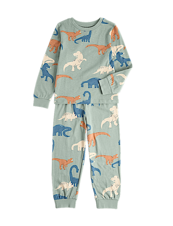 Pure Cotton Dinosaur Pyjamas (1-16 Yrs)